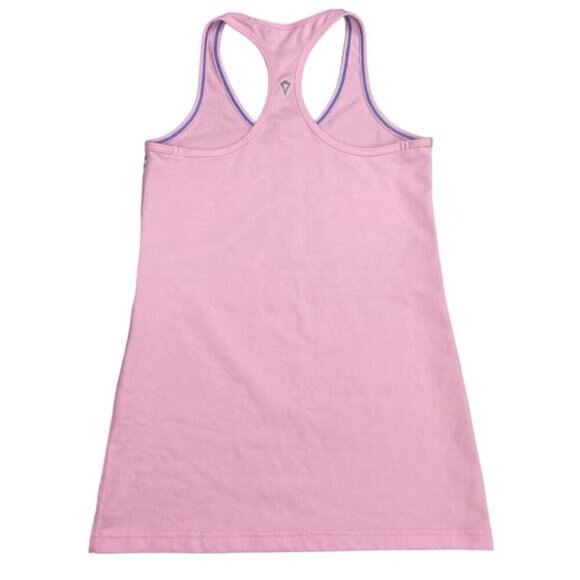 IVIVVA By Lululemon Girls Make Waves KeepUrCool Racerback Tank 14 Pink - Picture 3 of 4
